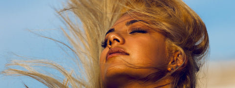 Vegan hair care range from Conscious Skincare in glass bottles with shampoo refills available