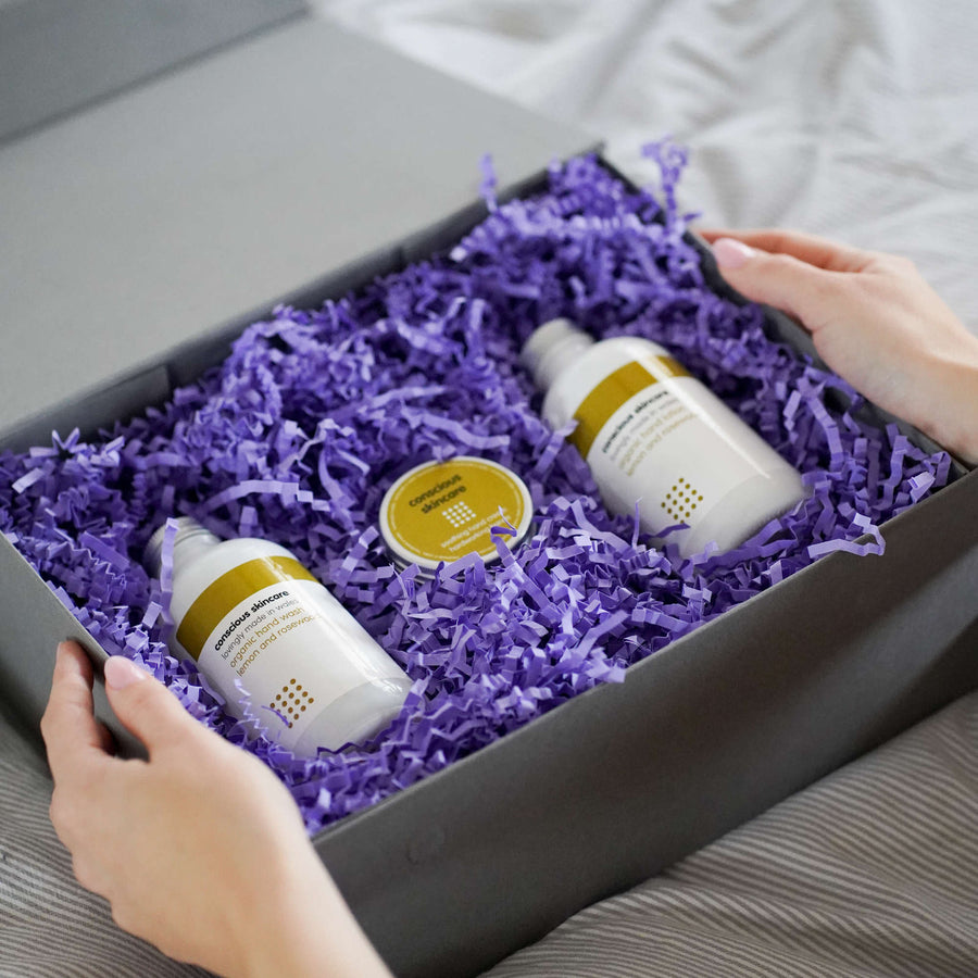 Organic Hardworking Hands Set - Hand Cream Gift Set - Vegan