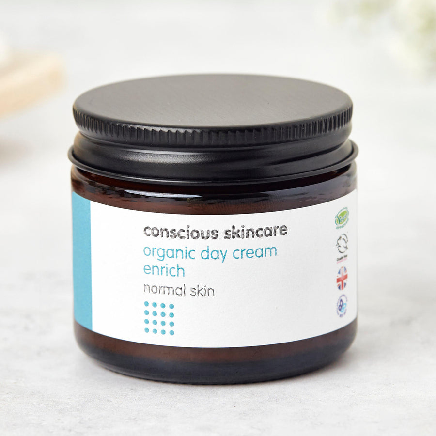 Moisturiser for combination skin – Enrich Day organic face cream 60ml