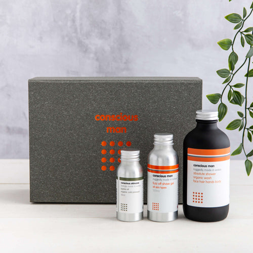 Kit and Caboodle Men's Skincare Set - Natural & Organic - Vegan - UK