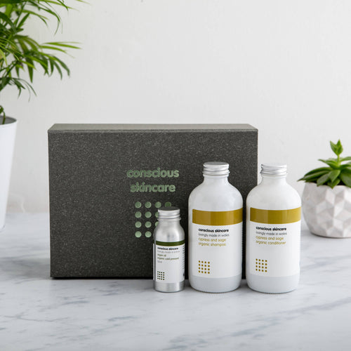 Hair Treatment Gift Set - Cypress and Sage - Natural Hair Care