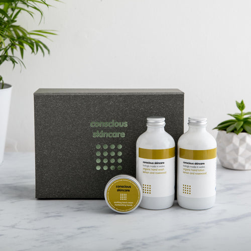 Organic Hardworking Hands Set - Hand Cream Gift Set - Vegan
