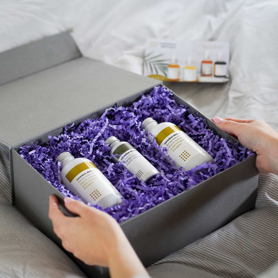 Luxurious Organic Body Set - Sweet Orange - Pamper Gift for Her